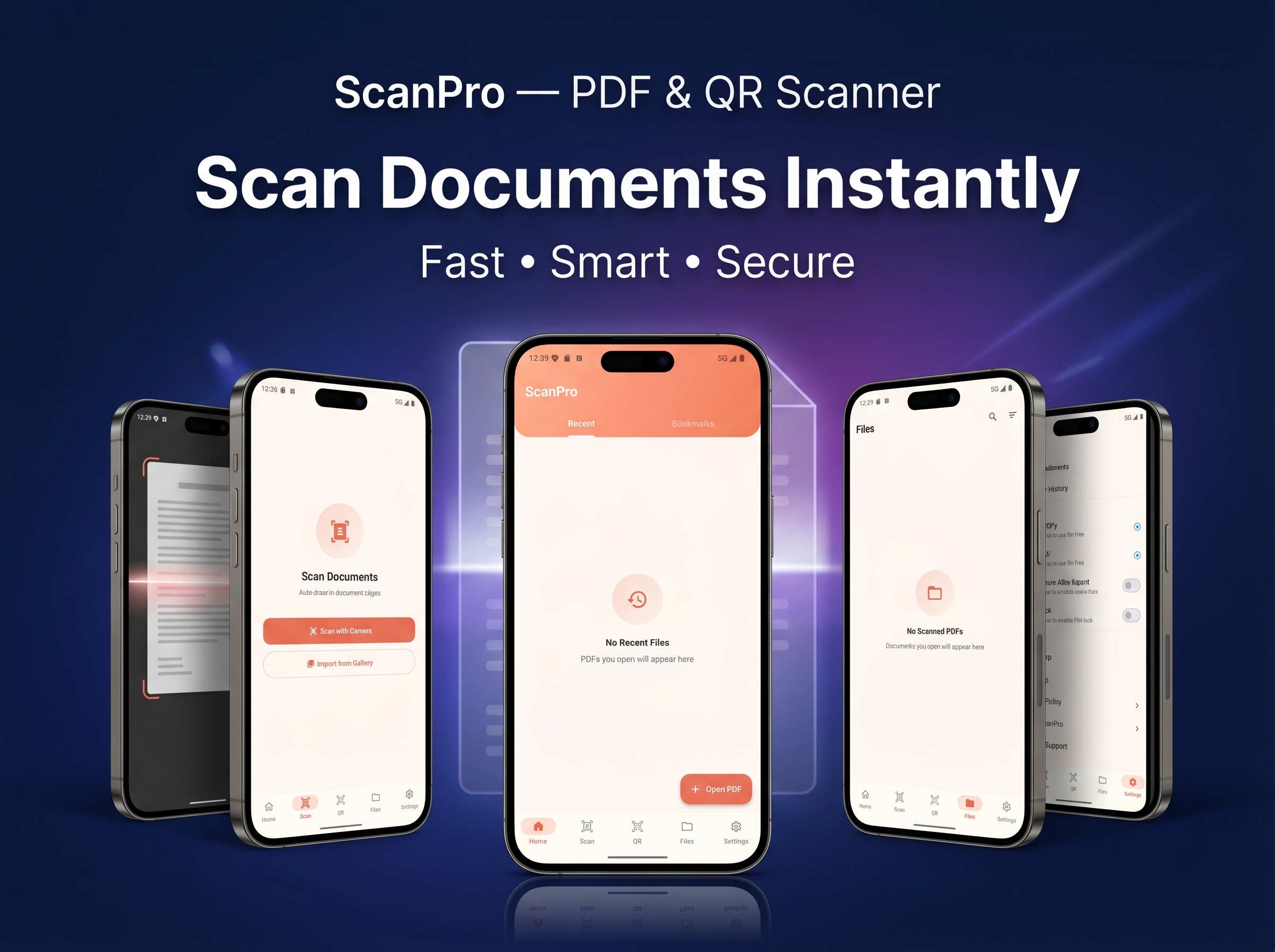 ScanPro App - PDF & QR Scanner